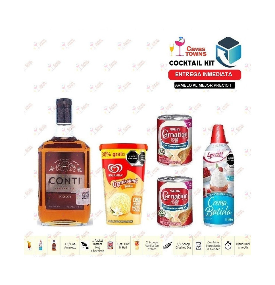 Cocktail Kit Frost Bite Receta Recipe - Cavas Towns