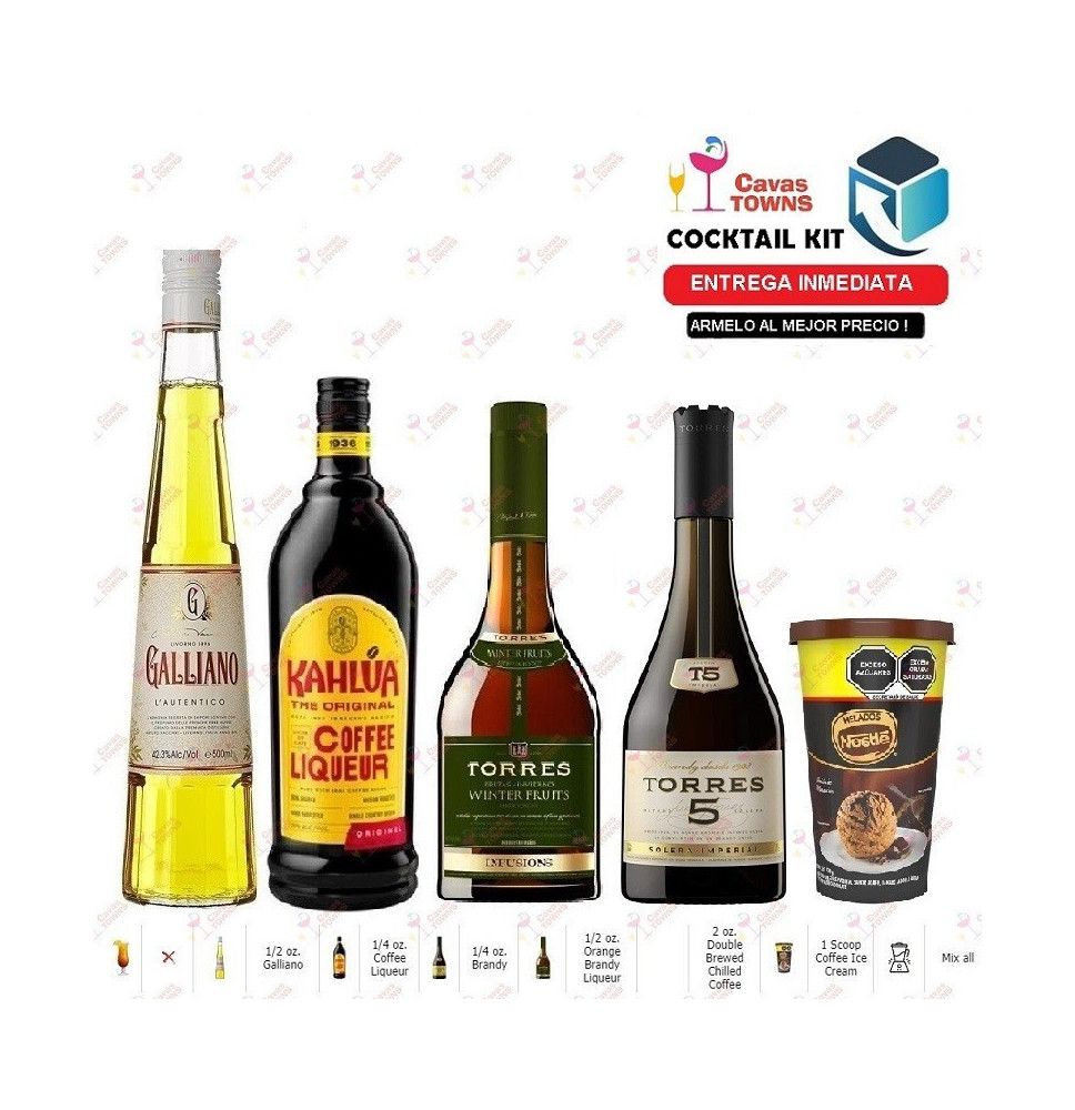 Cocktail Kit Frozen Cafe Henry 3 Receta Recipe - Cavas Towns