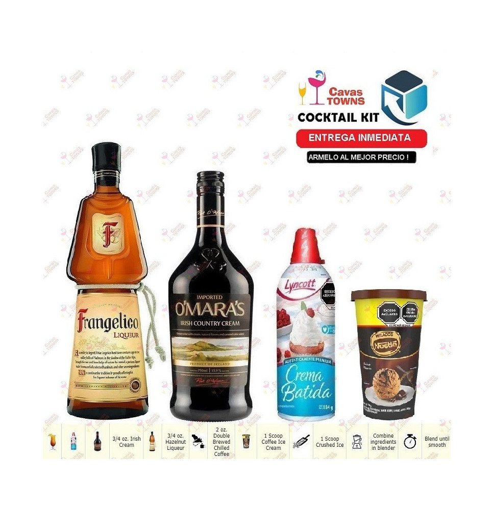 Cocktail Kit Frozen Cafe Nelson Receta Recipe - Cavas Towns