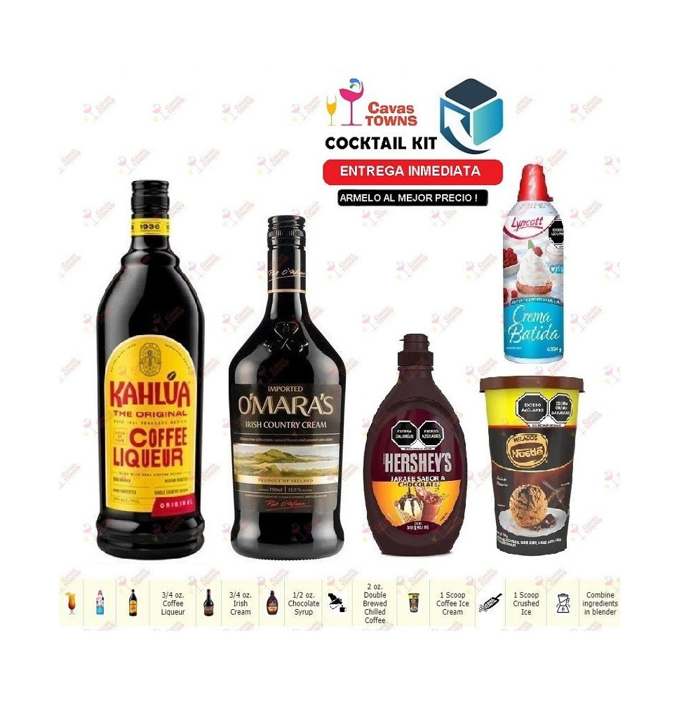 Cocktail Kit Frozen Cafe Toledo Receta Recipe - Cavas Towns