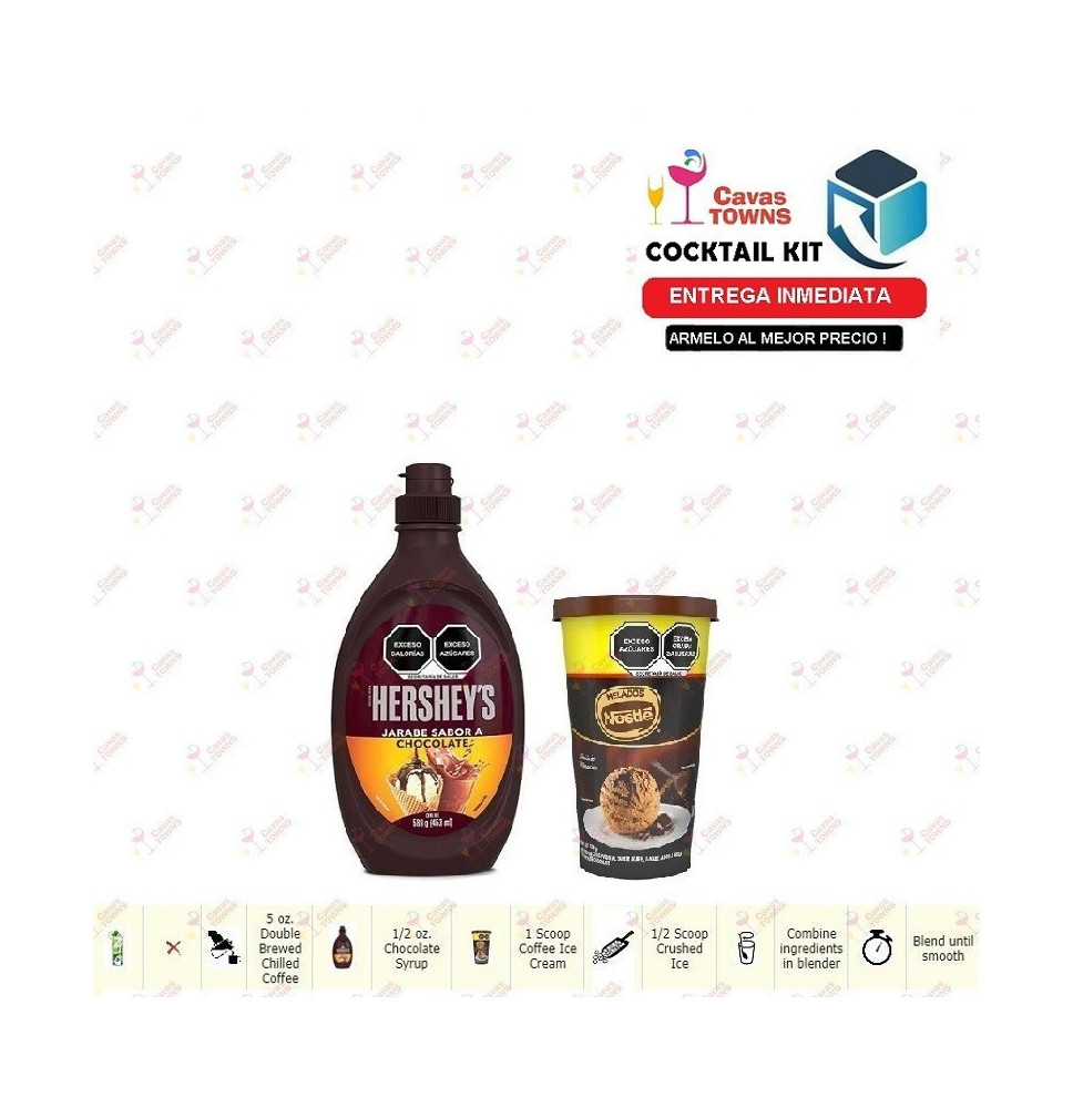 Cocktail Kit Frozen Mocha Coffee Receta Recipe - Cavas Towns