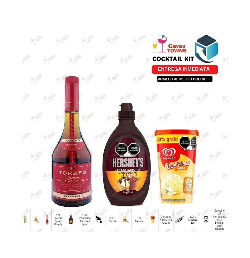 Cocktail Kit Funky Monkey Receta Recipe - Cavas Towns