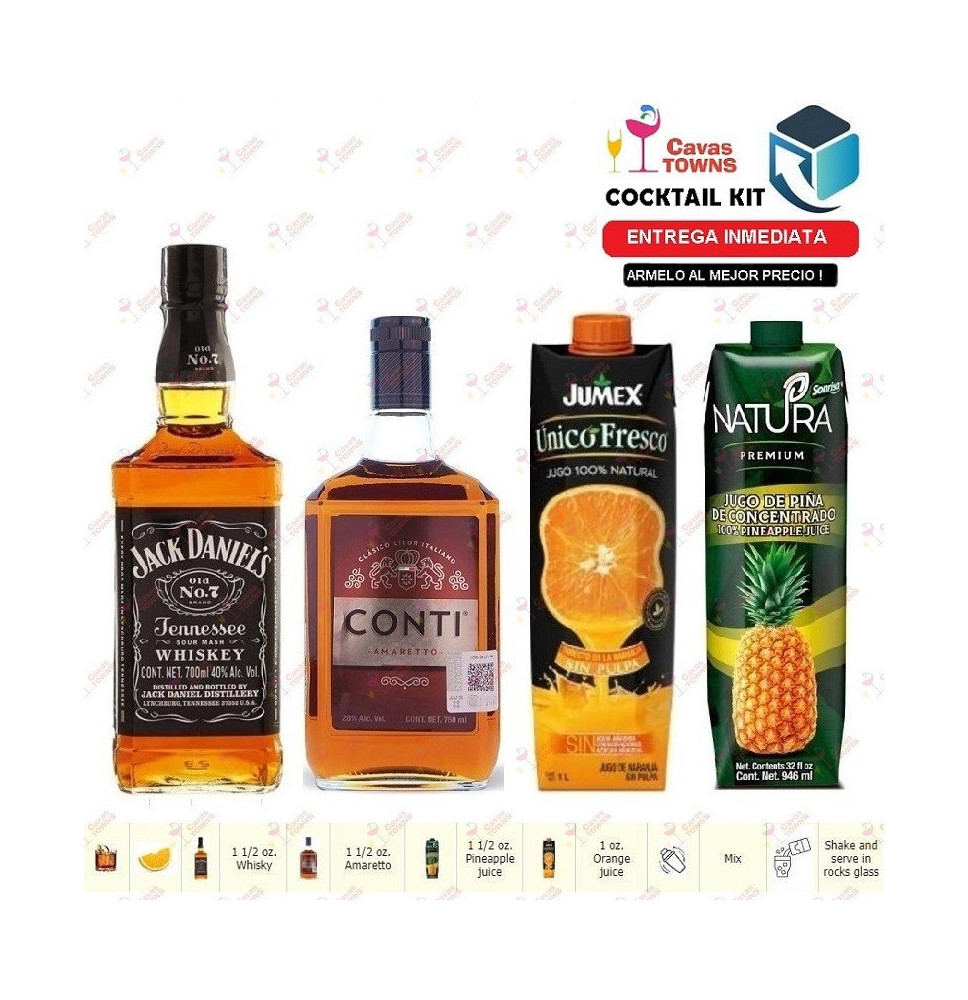 Cocktail Kit Hawaiian Punch - 1 Receta Recipe - Cavas Towns