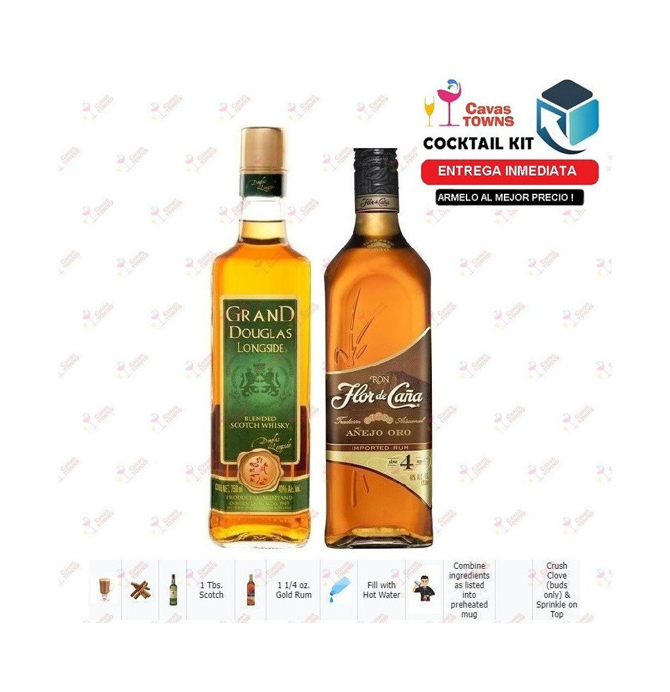 Cocktail Kit Hot Buttered Rum Receta Recipe - Cavas Towns