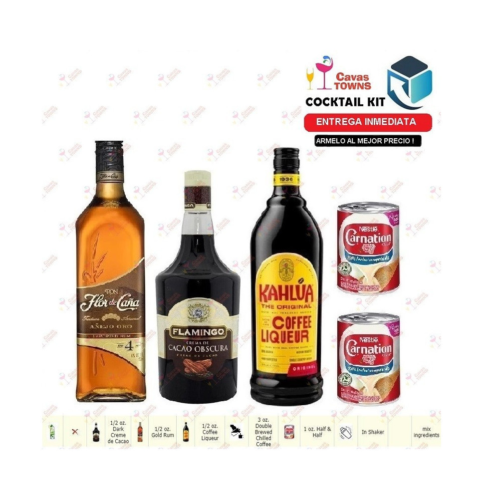 Cocktail Kit Iced Cafe Reggae Receta Recipe - Cavas Towns