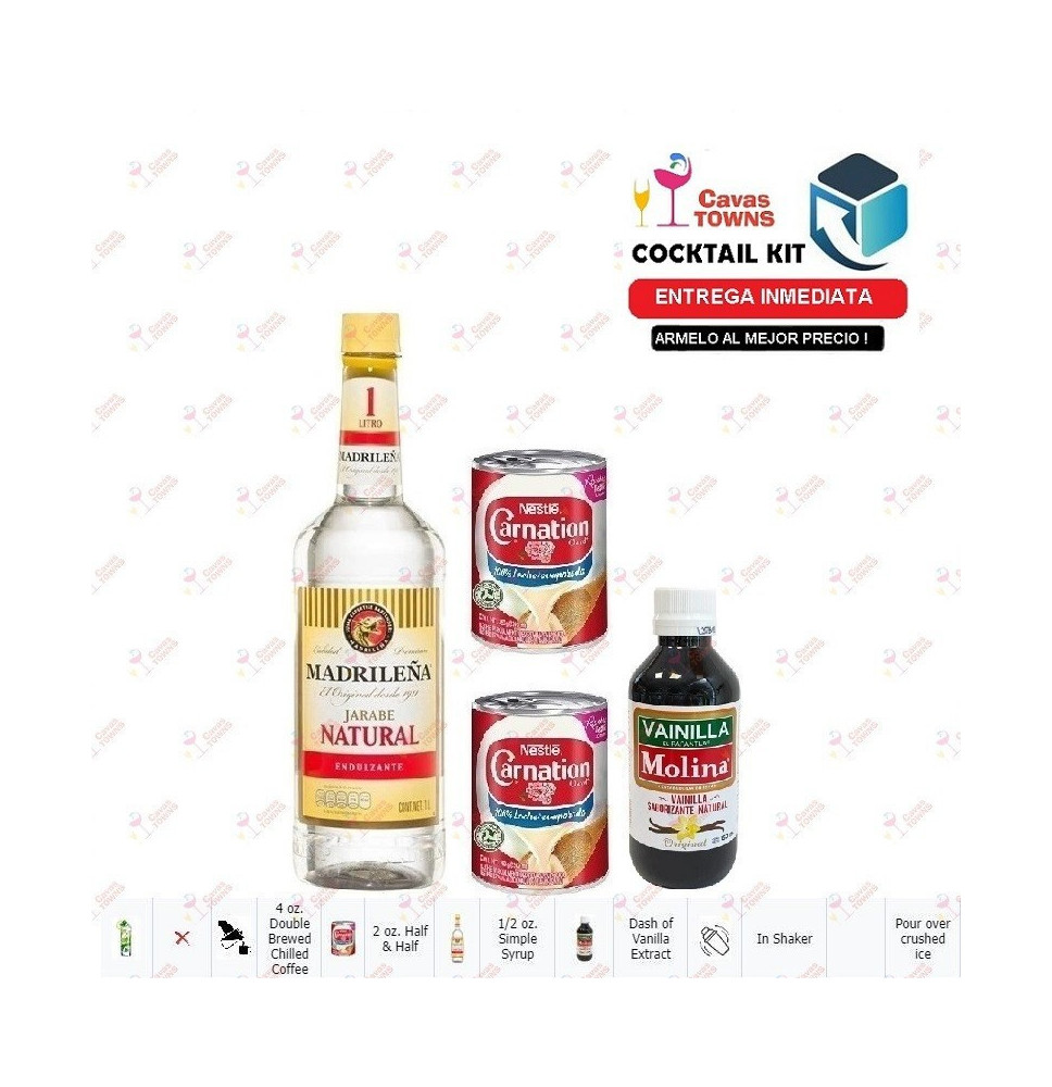 Cocktail Kit Iced Coffee Receta Recipe - Cavas Towns