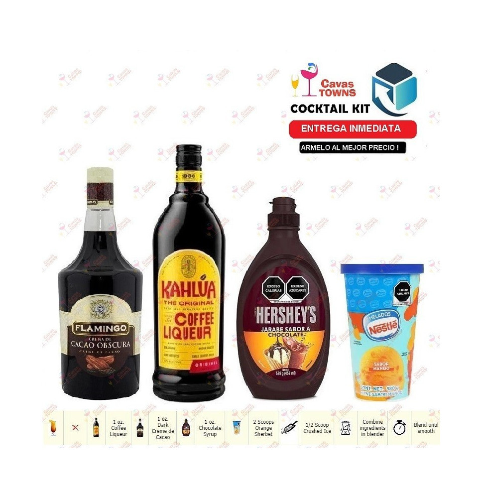 Cocktail Kit Italian Scallion - 3 Receta Recipe - Cavas Towns