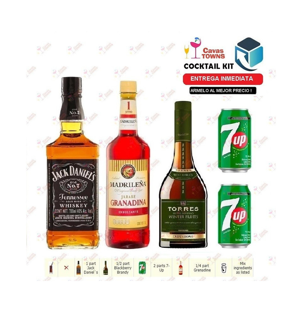 Cocktail Kit Jack Daniel's Blackberry Jack Receta Recipe - Cavas Towns Cocktail Kit Jack Daniel's Blackberry Jack Receta Recipe - Cavas Towns