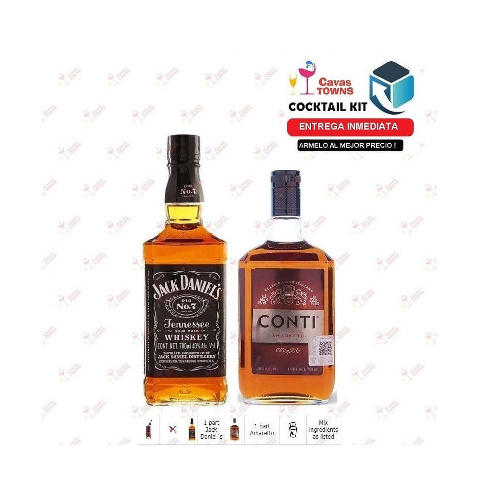 Cocktail Kit Jack Daniel's Godfather Manhattan Receta Recipe - Cavas Towns