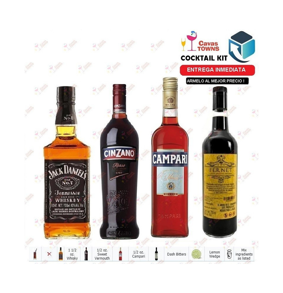 Cocktail Kit Jack O-Lantern Receta Recipe - Cavas Towns