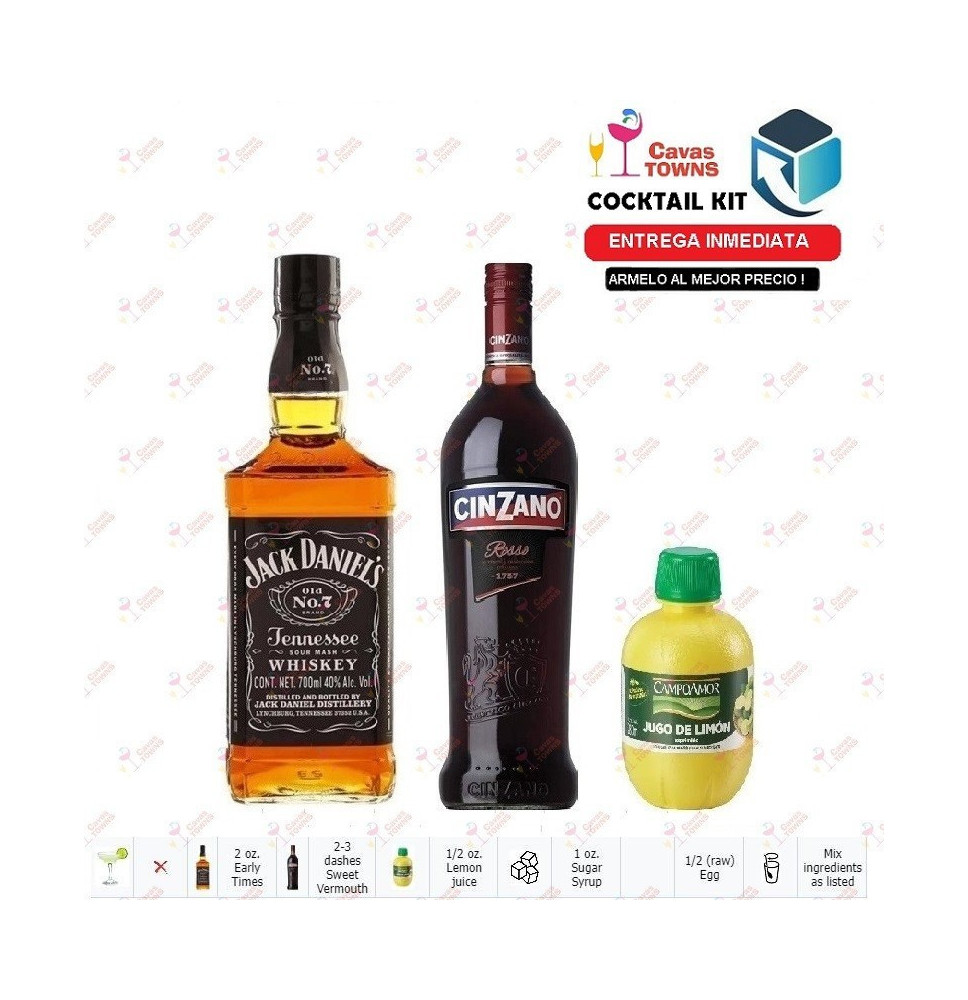 Cocktail Kit Los Angeles Receta Recipe - Cavas Towns