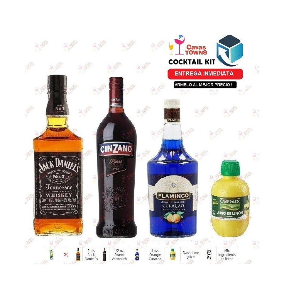 Cocktail Kit Man O War Receta Recipe - Cavas Towns