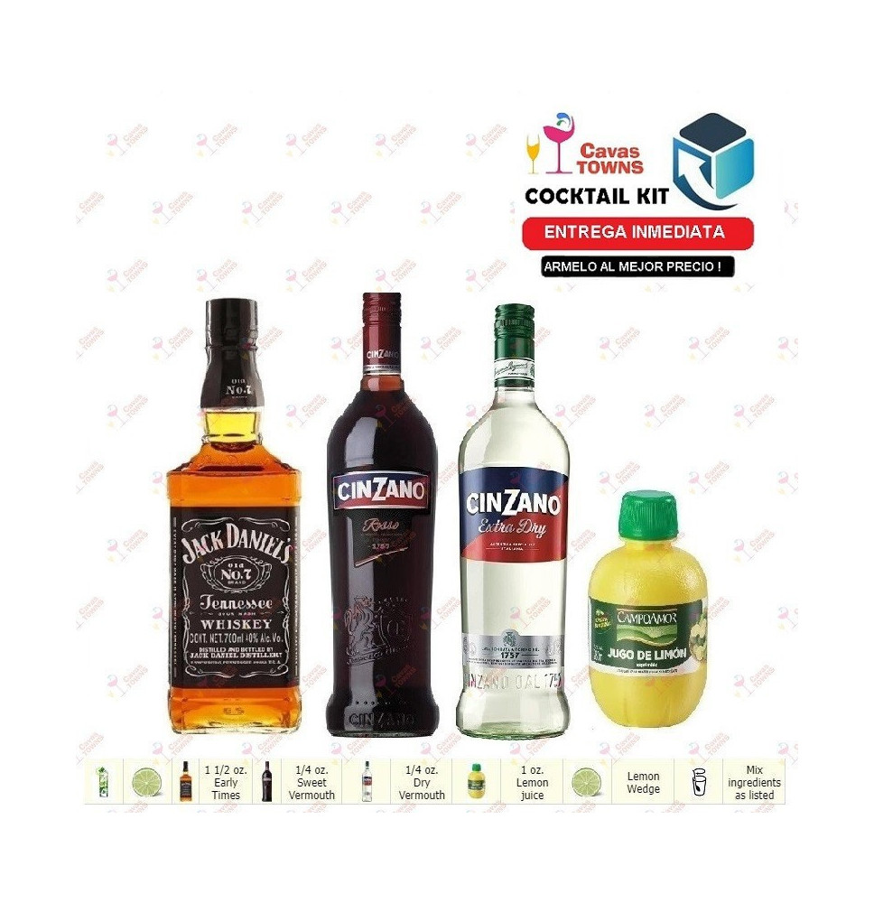 Cocktail Kit Manhasset Receta Recipe - Cavas Towns