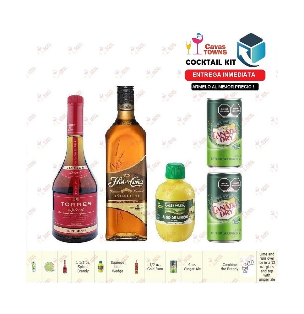 Cocktail Kit Mediterranean Sunset Receta Recipe - Cavas Towns