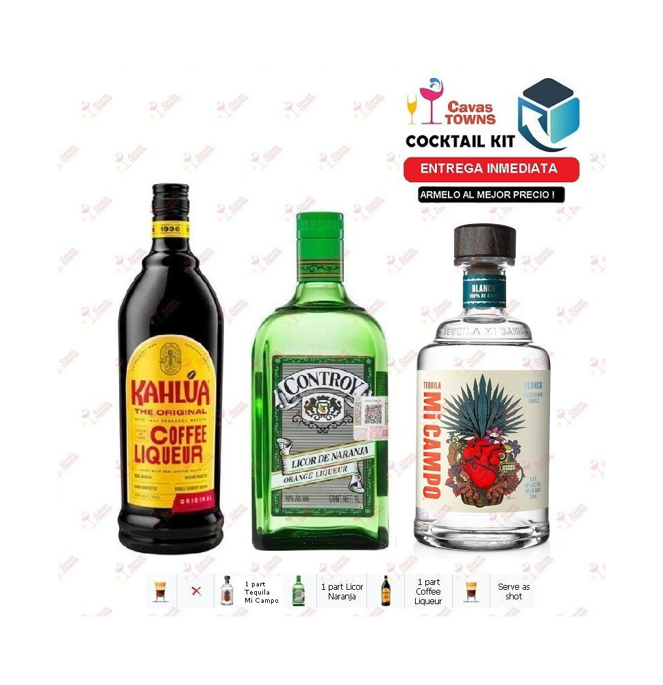 Tequila Mi Campo Cocktail Kit Alice in Wonderland 2 Receta Recipe - Cavas Towns
