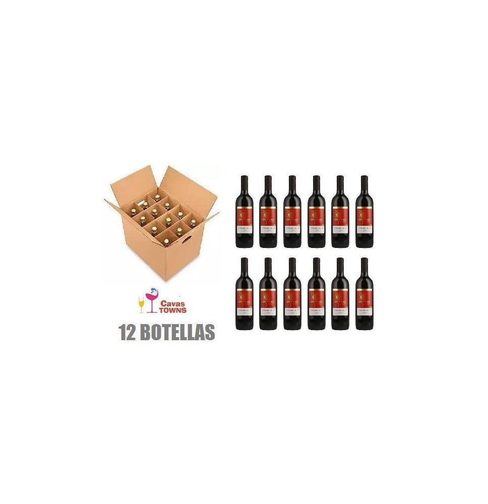 Caja 12 Botellas Vino Tinto Español Casa Morena Tempranillo 750ml - Cavas Towns