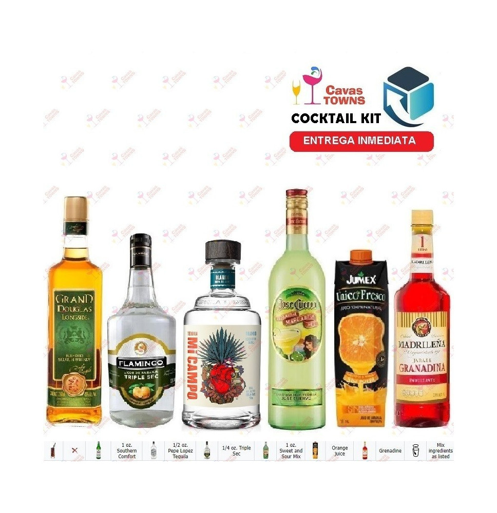 Tequila Mi Campo Cocktail Kit Blitz Receta Recipe - Cavas Towns