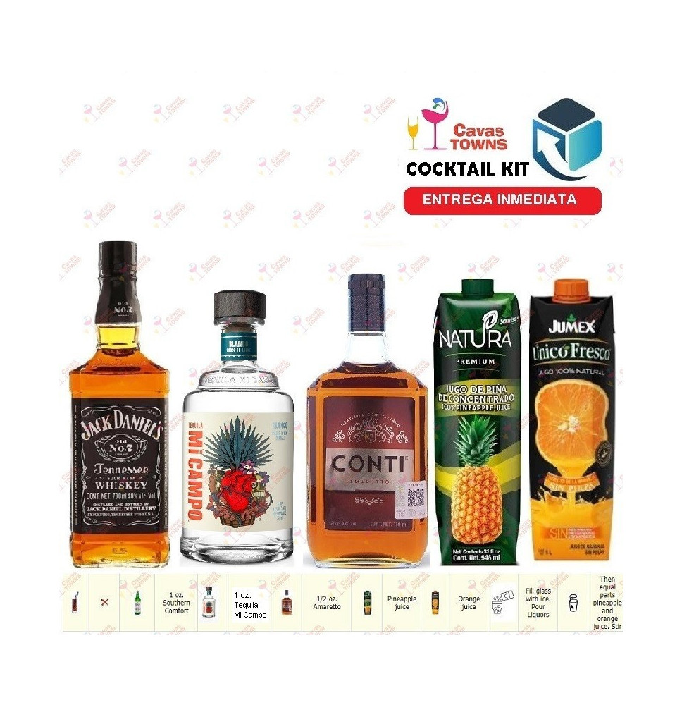 Tequila Mi Campo Cocktail Kit Bon Voyage Receta Recipe - Cavas Towns