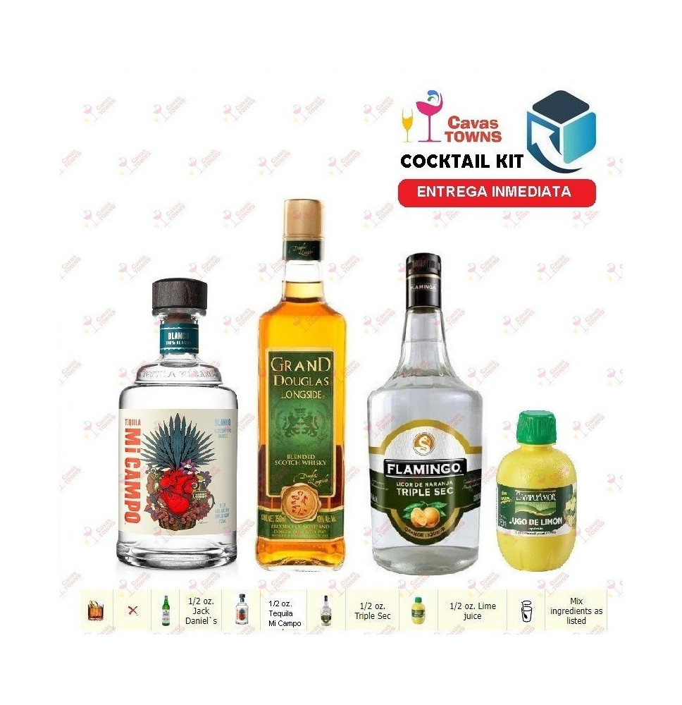Cocktail Kit Cactus Kicker - 2 Receta Recipe - Cavas Towns