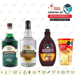 Licor De Menta Verde Flamingo 1 L - Cavas Towns