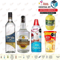 Licor Flamingo De Cacao Blanco 1L. - Cavas Towns