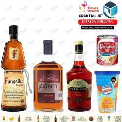 Licor De Fresa Flamingo - 1 L - Cavas Towns