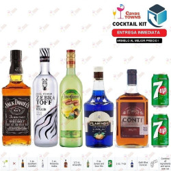 Licor De Curacao Flamingo 1000 Ml. - Cavas Towns