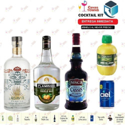 Tequila Agavia Añejo Cristalino 750 ml - Cocteles Towns